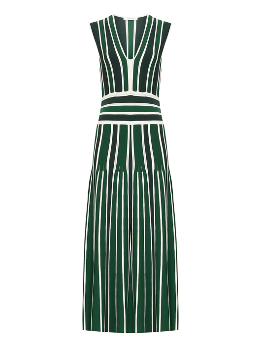Max Mara Трикотажное платье-макси