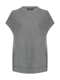 Weekend Max Mara Трикотажный жилет свободного кроя из шерсти