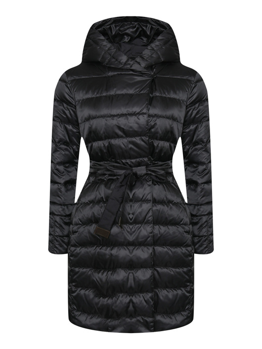 Max Mara Стеганый пуховик с поясом