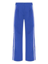 MSGM Брюки прямого кроя с логотипами