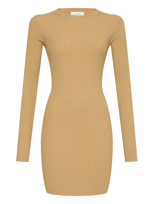 Sportmax Трикотажное платье с длинными рукавами