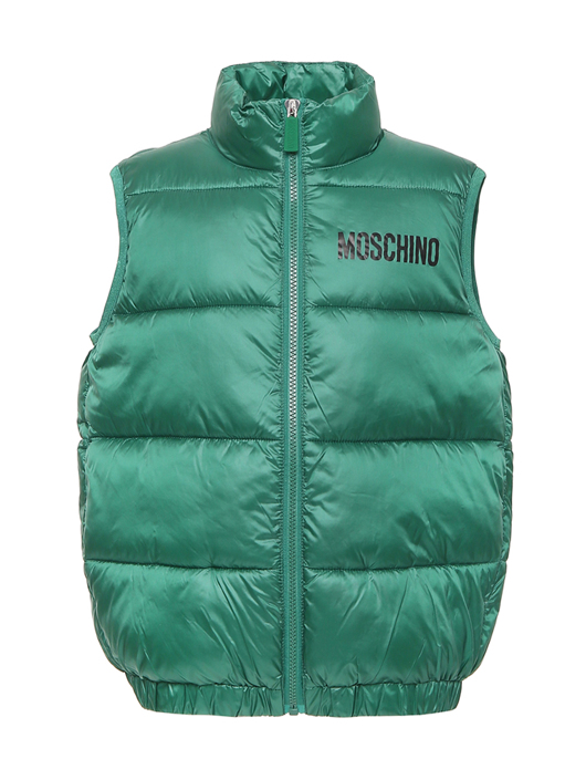 Moschino Утепленный жилет с логотипом