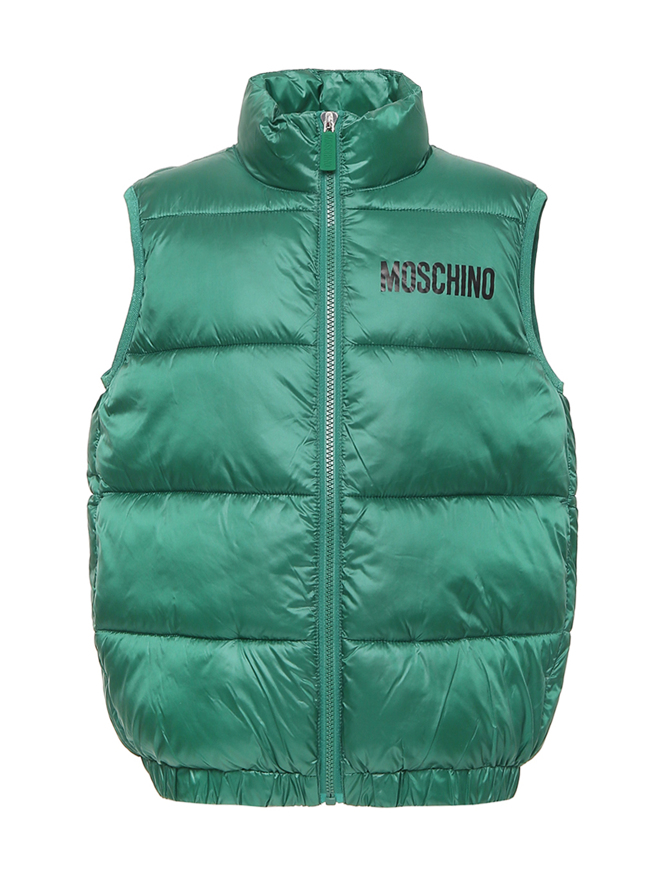 Moschino Утепленный жилет с логотипом