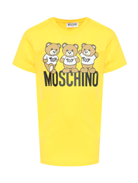 Moschino Хлопковая футболка с принтом