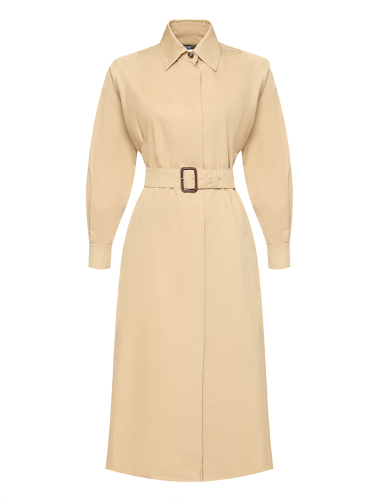 Weekend Max Mara Платье-миди из смешанного хлопка