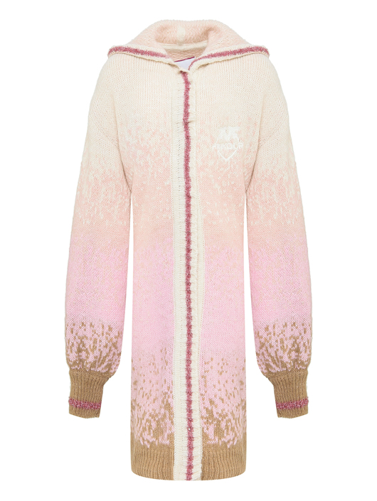 PINKO Трикотажный кардиган с капюшоном