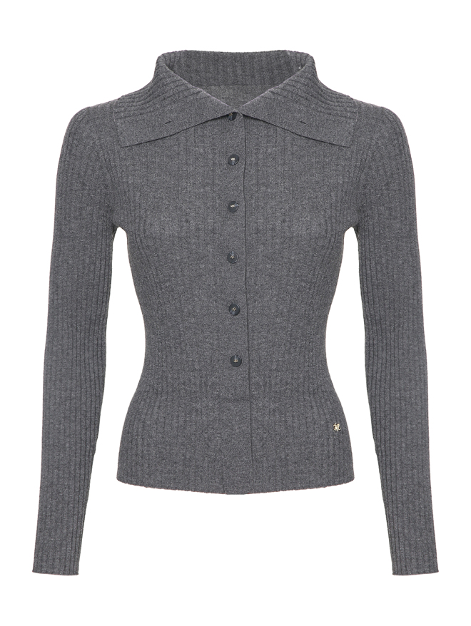 Ellassay Кардиган из шерсти в рубчик