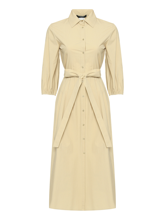 Weekend Max Mara Платье из хлопка с поясом