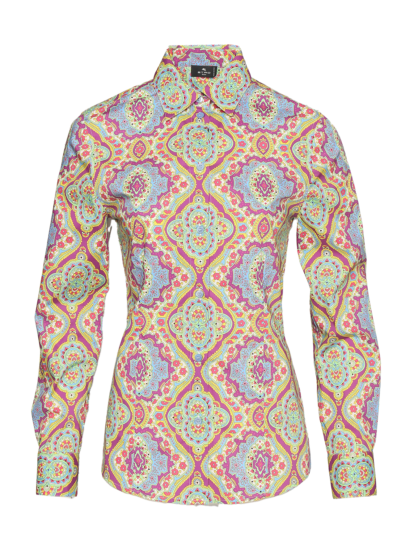 Etro Рубашка из хлопка с узором