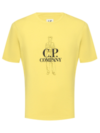 C.P. Company Футболка из хлопка с узором