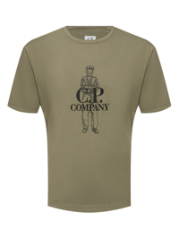 C.P. Company Футболка из хлопка с узором