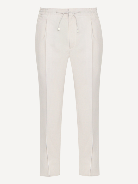 LARDINI Зауженные брюки из шерсти