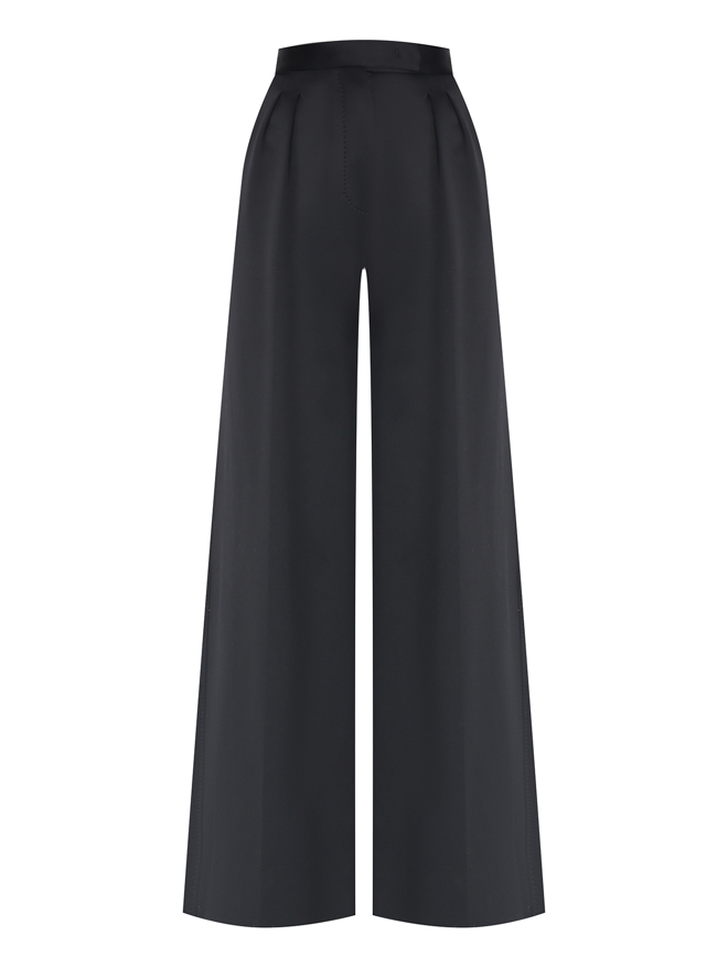 Max Mara Широкие брюки с карманами