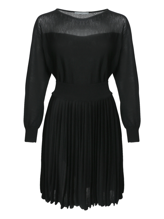 Alberta Ferretti Трикотажное платье из шерсти