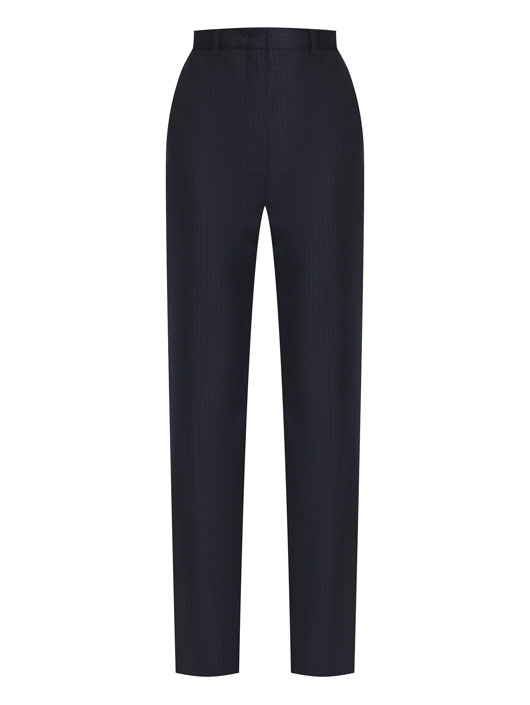 Max Mara Брюки прямого кроя в тонкую полоску