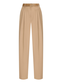 Max Mara Брюки-палаццо с ремнем