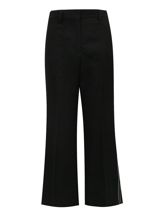 Calvin Klein 205W39NYC Брюки из льна с контрастной строчкой