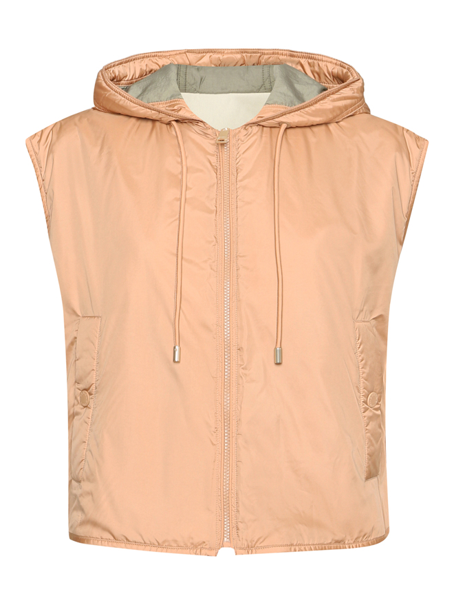 Weekend Max Mara Двухсторонний жилет с капюшоном
