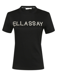 Ellassay Футболка из хлопка с декором