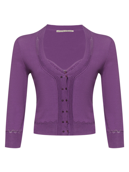 Ermanno Scervino Кардиган из хлопка с топом