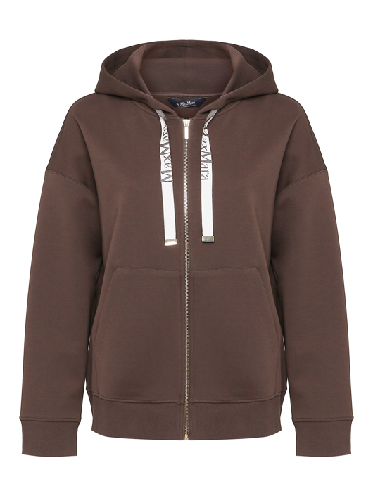 Max Mara Толстовка из хлопка на молнии