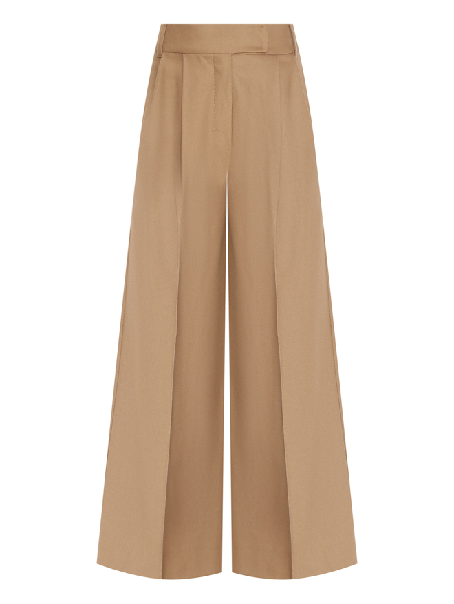 Max Mara Широкие брюки с защипами