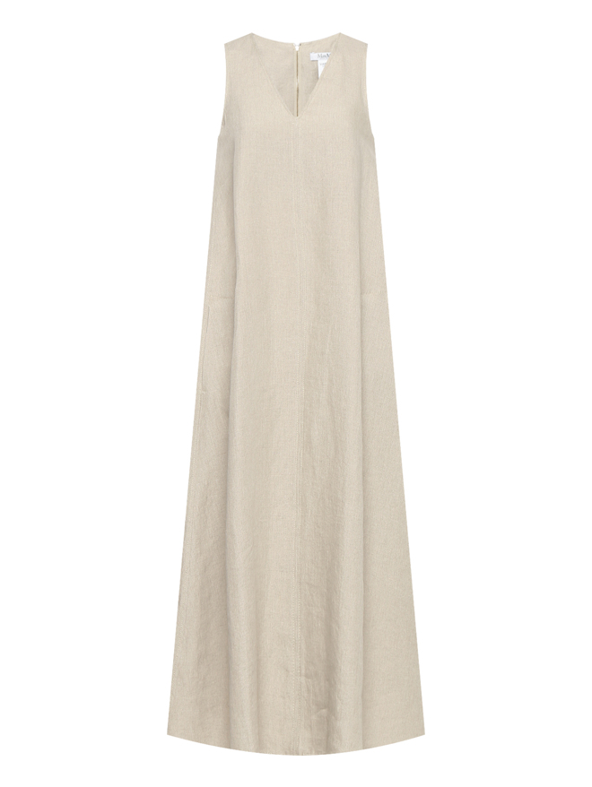 Max Mara Платье-макси из льна